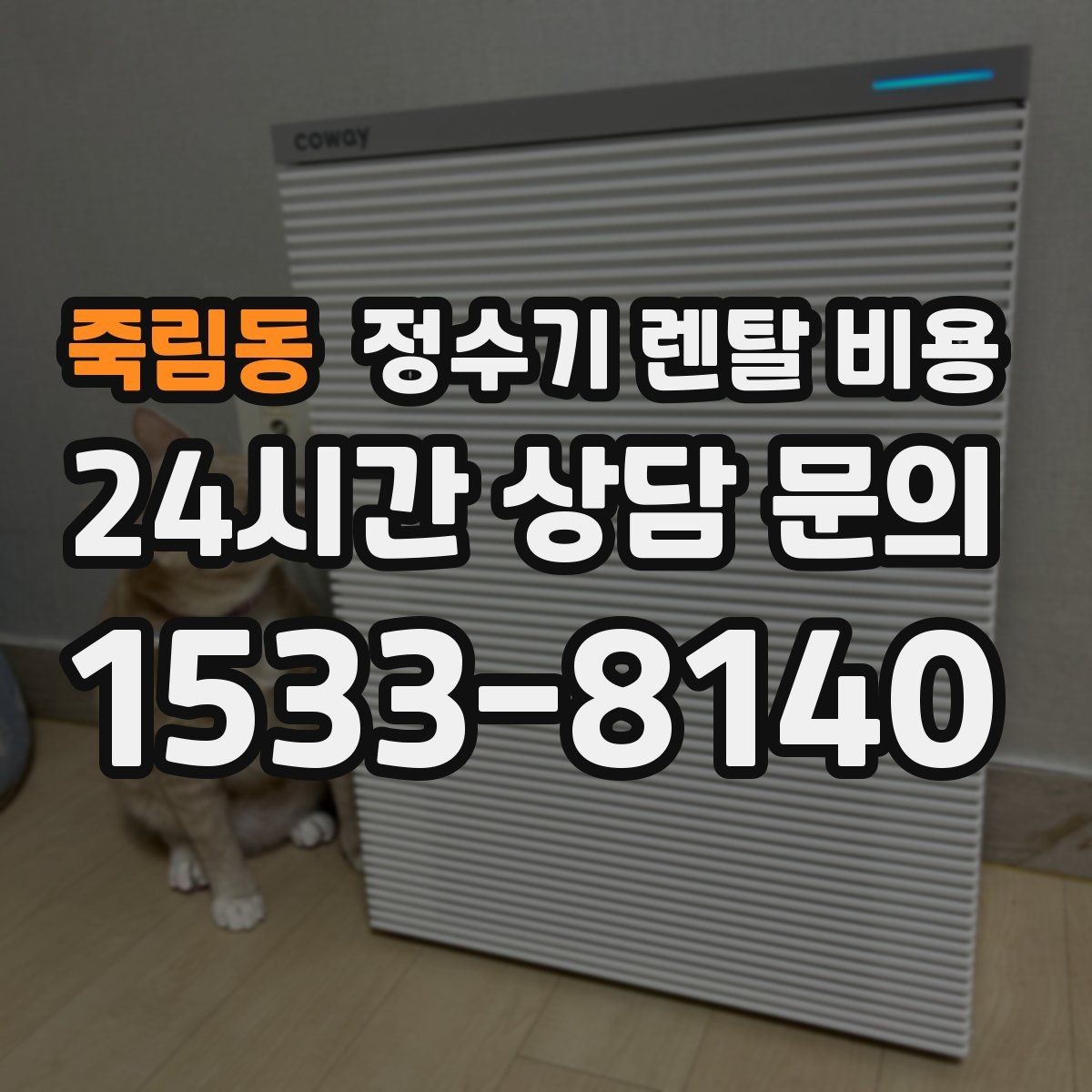 죽림동 정수기 렌탈 비용 냉온 기능 사용량에 따라 달라지는 체감 비용