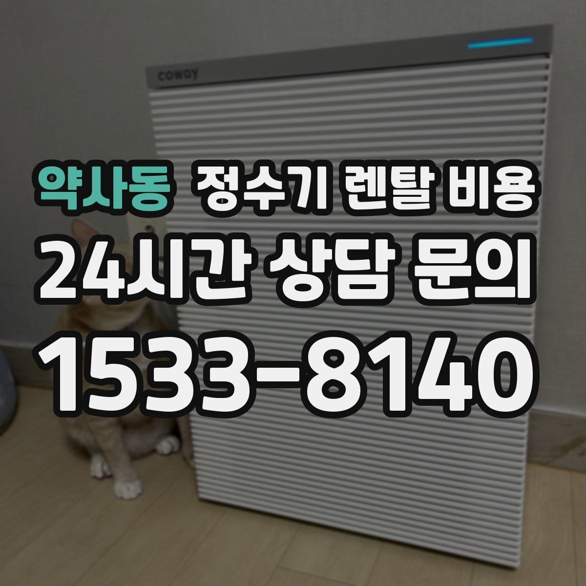약사동 정수기 렌탈 비용