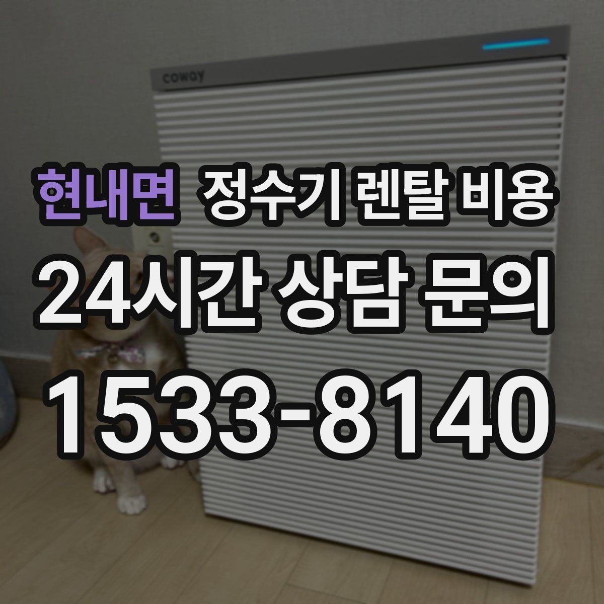 현내면 정수기 렌탈 비용 코크 위생 관리까지 따져야 하는 이유