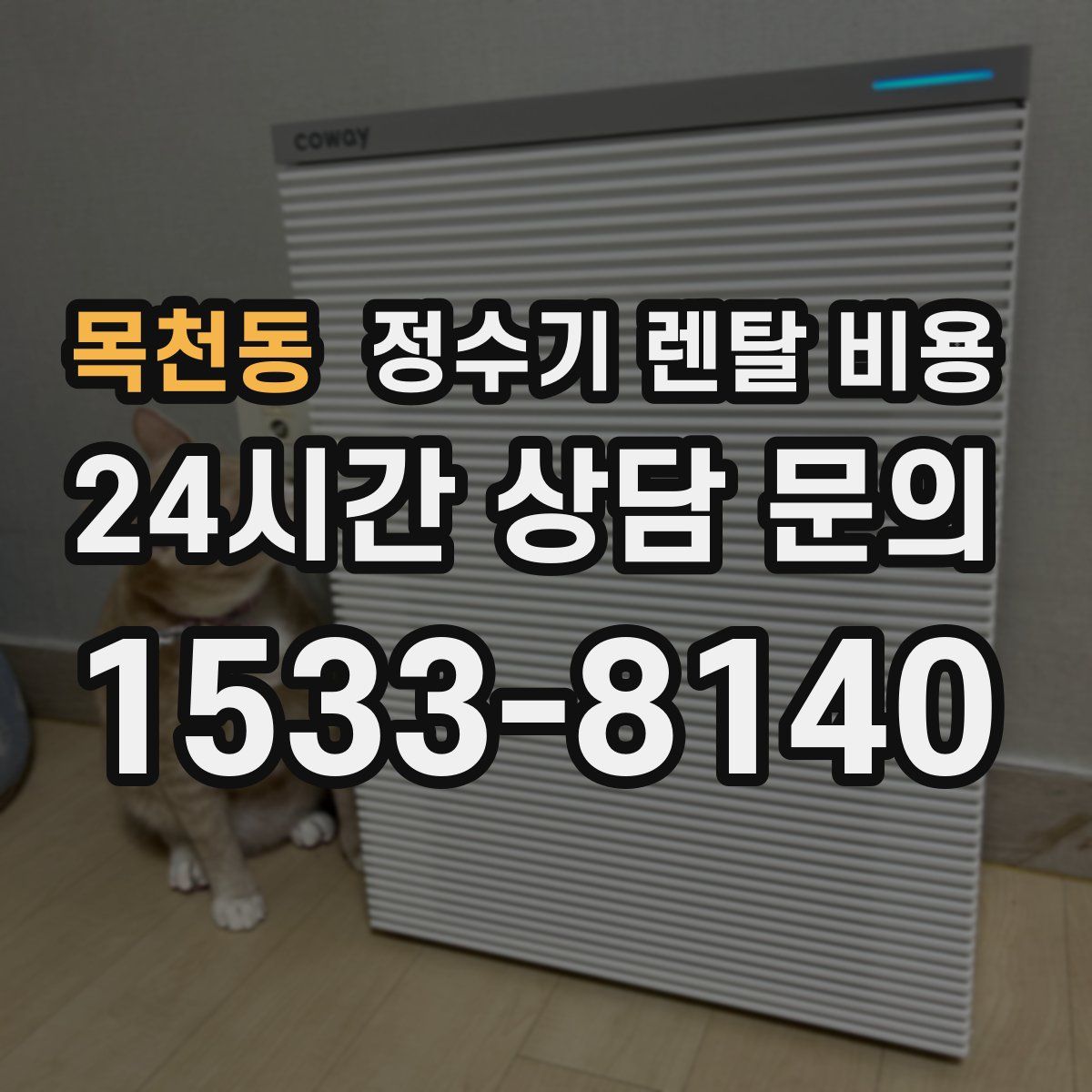 목천동 정수기 렌탈 비용