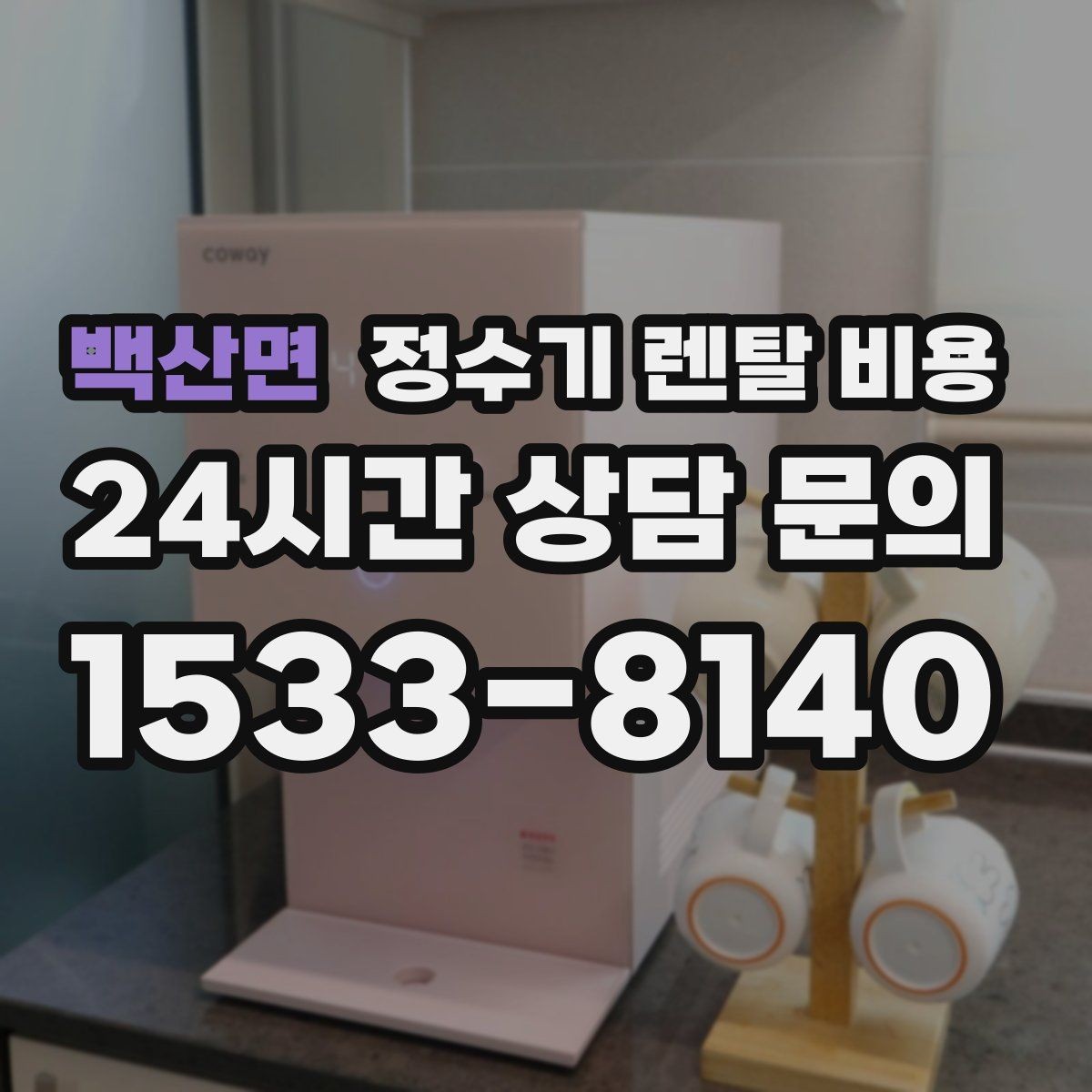 백산면 정수기 렌탈 비용 신혼부부가 따져보면 좋은 포인트