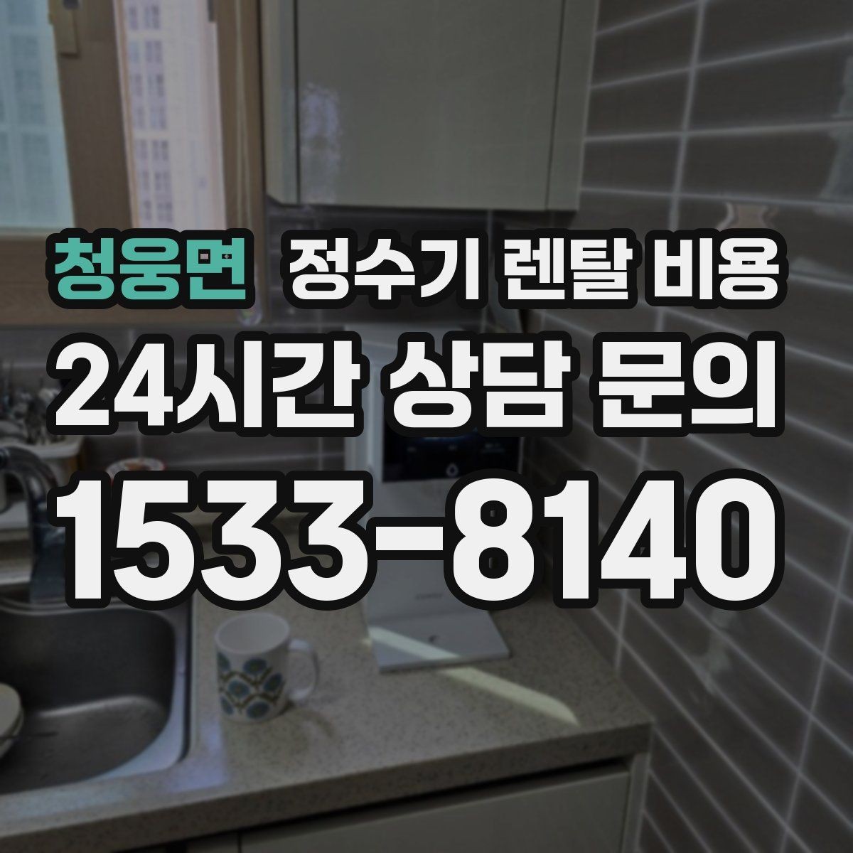 청웅면 정수기 렌탈 비용 코크 분리 세척이 왜 중요할까
