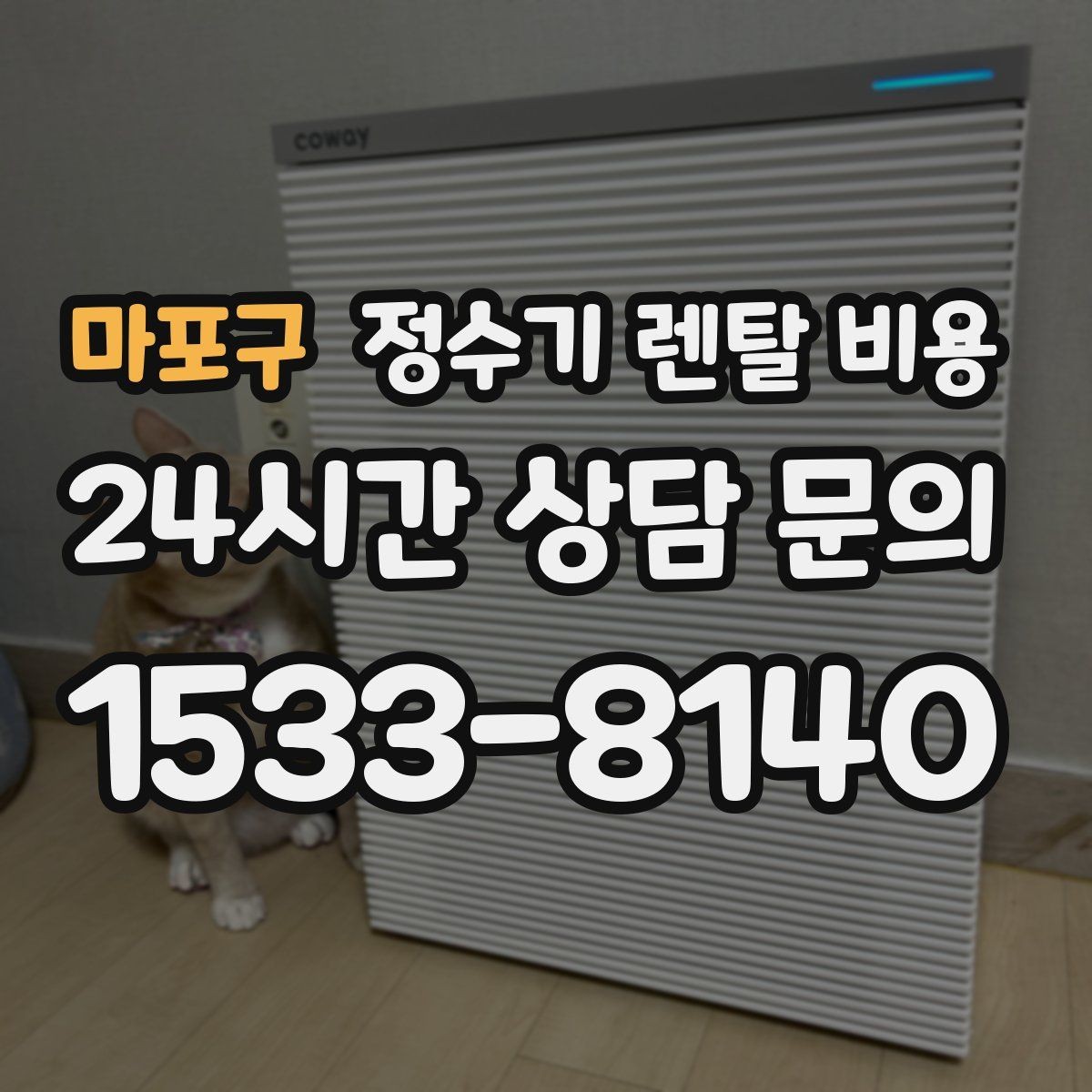 마포구 정수기 렌탈 비용 월 렌탈료 외 숨은 비용 체크리스트