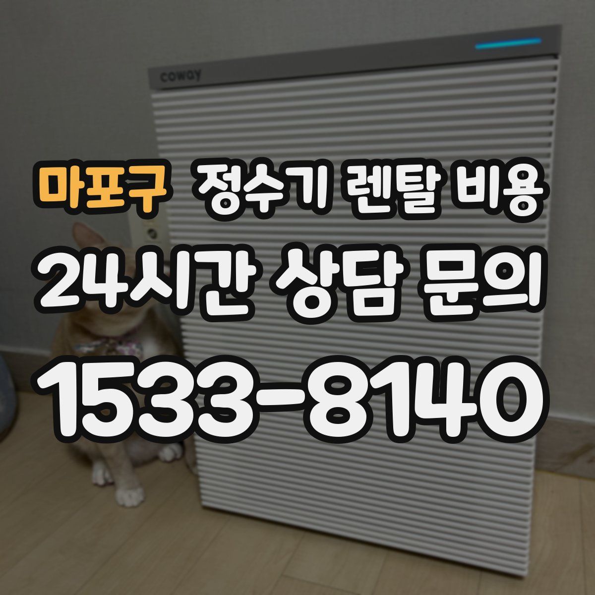 마포구 정수기 렌탈 비용