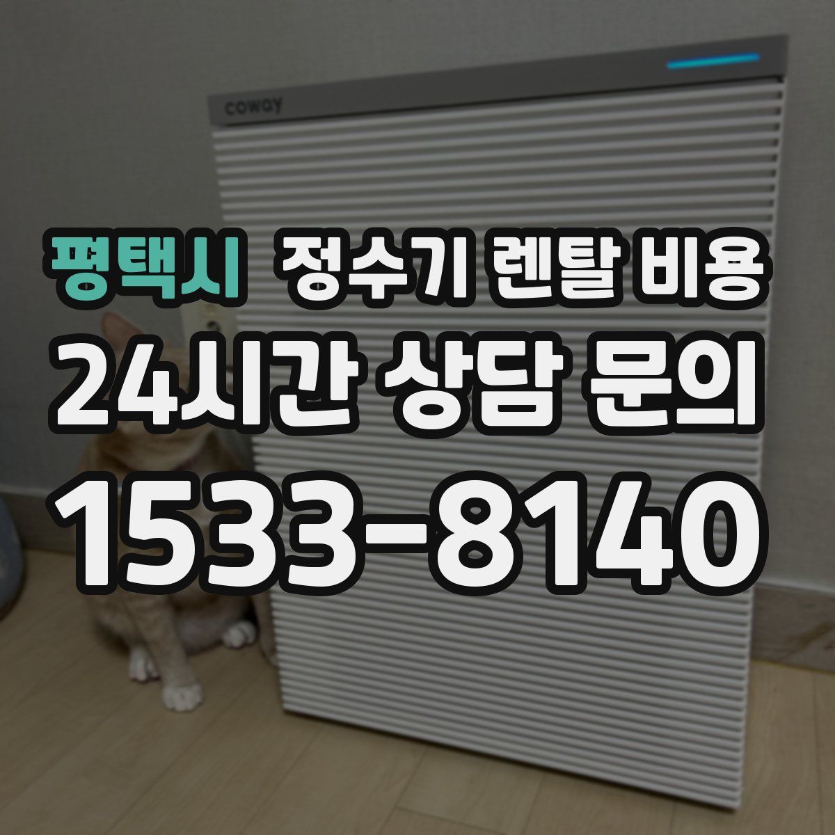 평택시 정수기 렌탈 비용