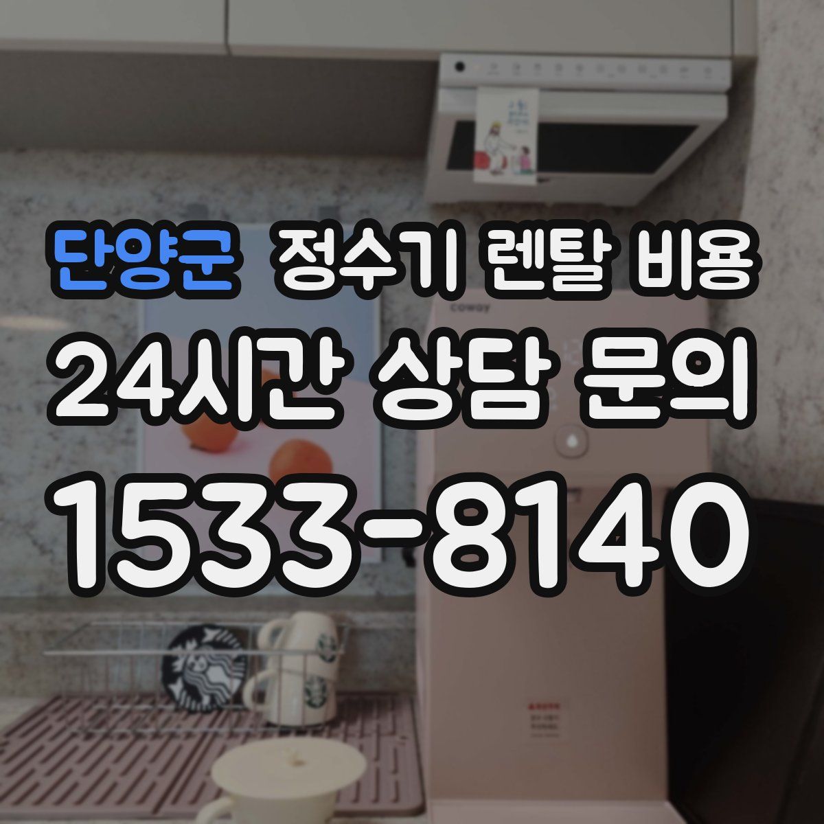 단양군 정수기 렌탈 비용