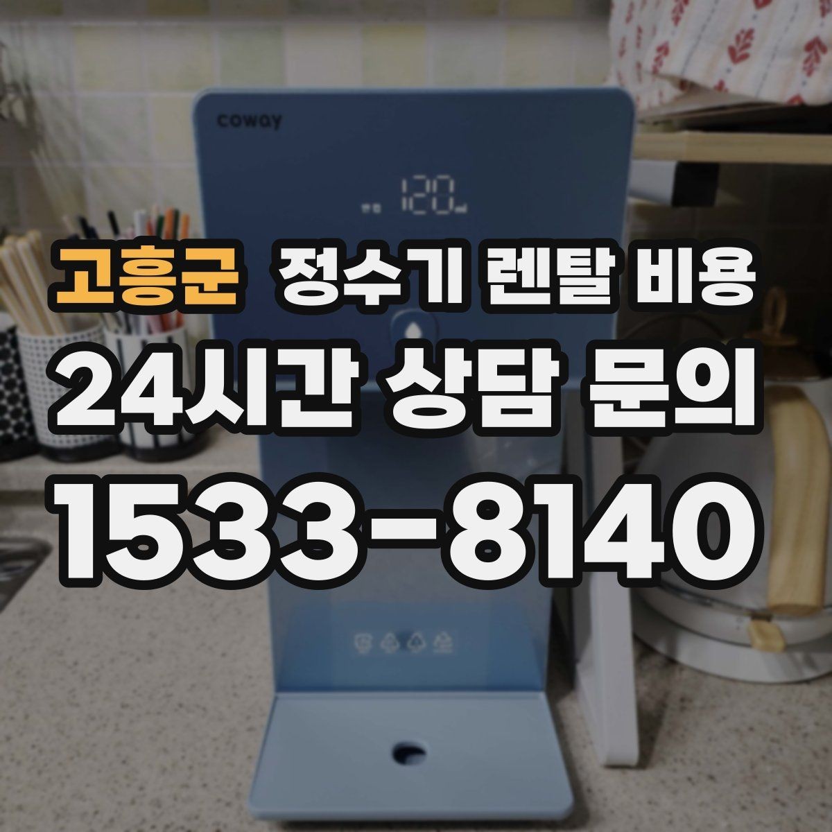 고흥군 정수기 렌탈 비용 가족 구성에 따라 달라지는 기준