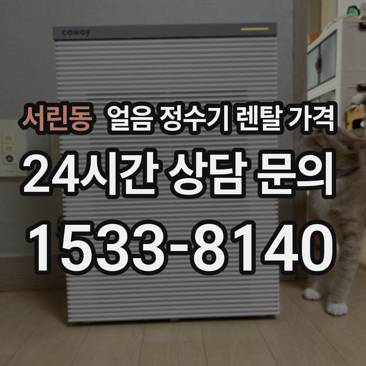 서린동 얼음 정수기 렌탈 가격