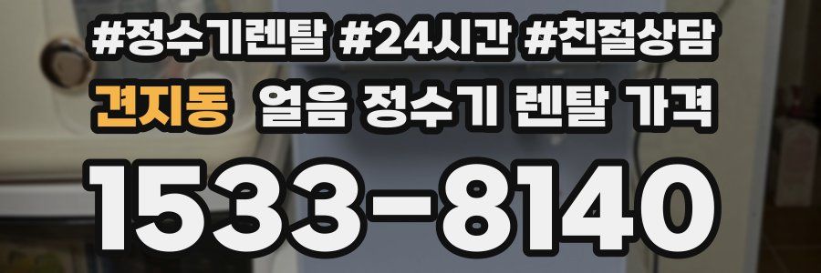 견지동 얼음 정수기 렌탈 가격