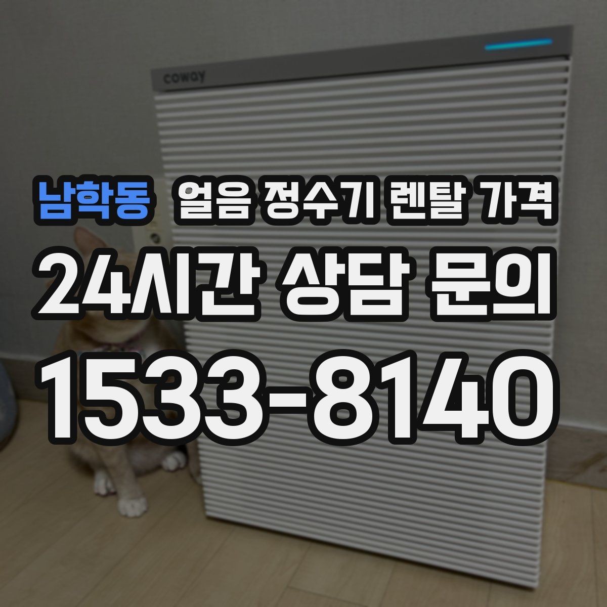 남학동 얼음 정수기 렌탈 가격 위생 기능이 중요한 이유