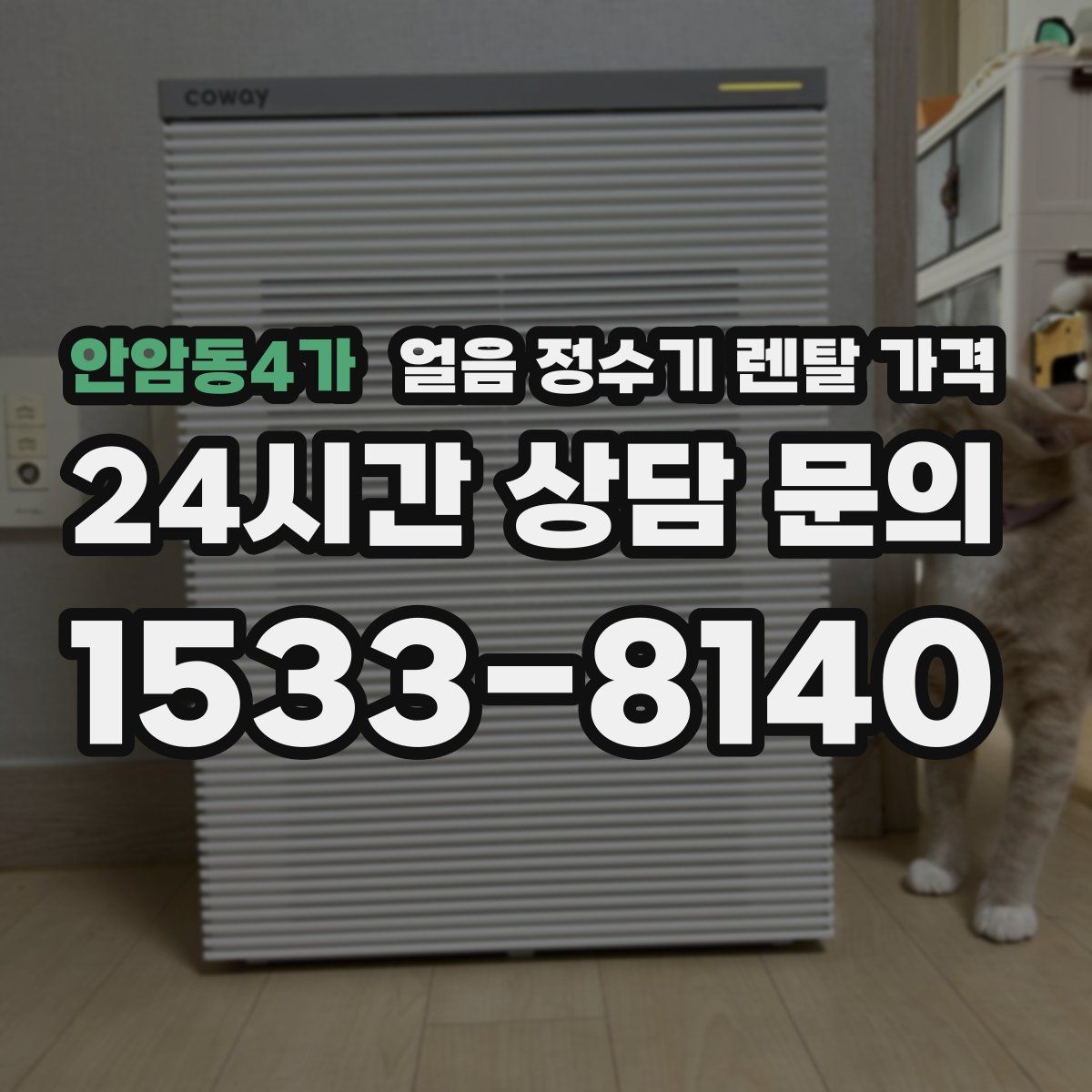 안암동4가 얼음 정수기 렌탈 가격