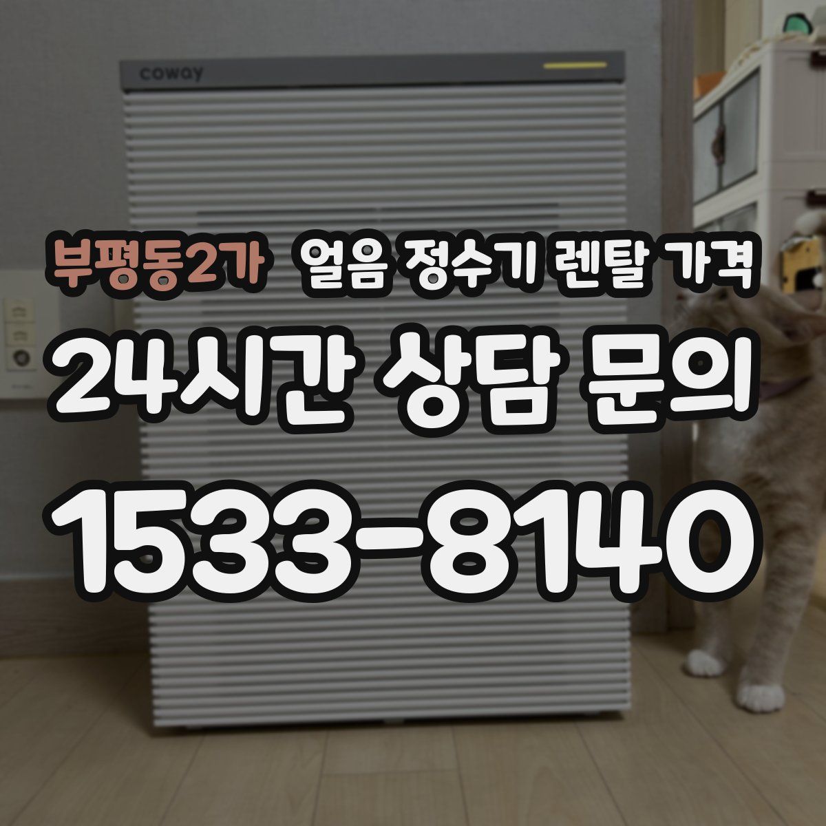 부평동2가 얼음 정수기 렌탈 가격