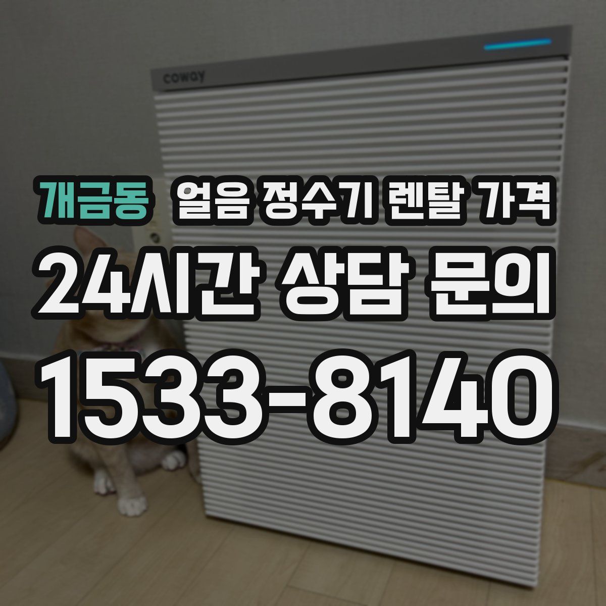 개금동 얼음 정수기 렌탈 가격