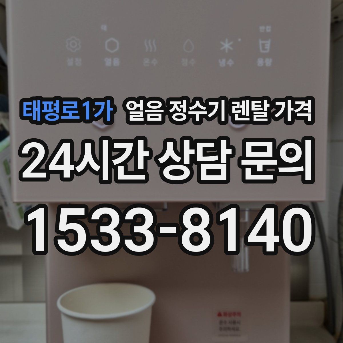 태평로1가 얼음 정수기 렌탈 가격 셀프 관리가 적합한 사람은 누구일까