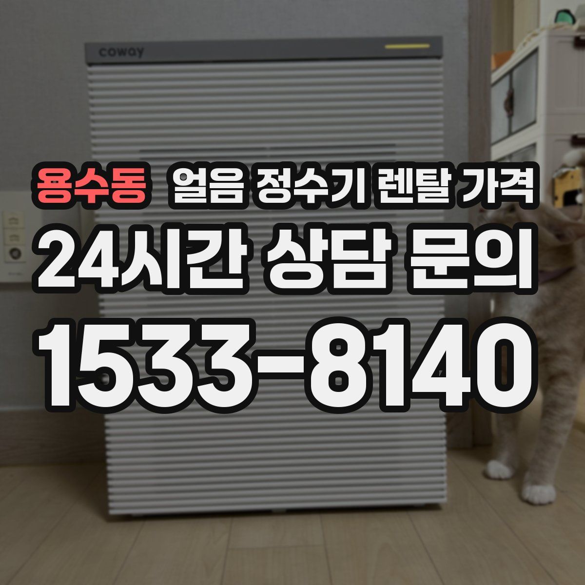 용수동 얼음 정수기 렌탈 가격