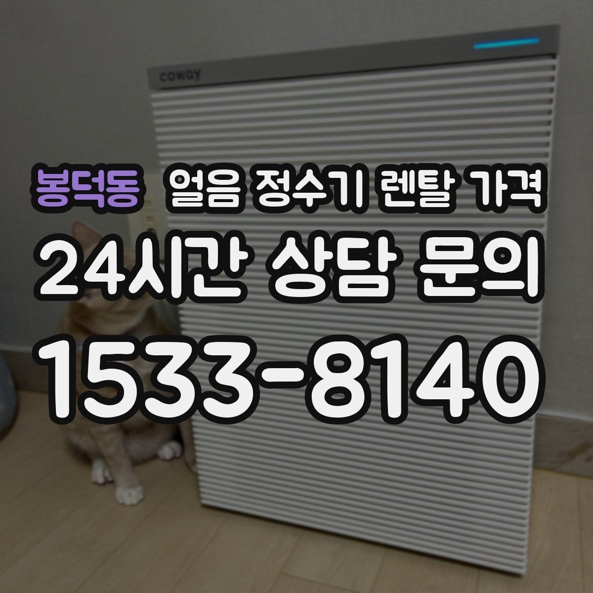 봉덕동 얼음 정수기 렌탈 가격 사용 패턴별 선택 기준