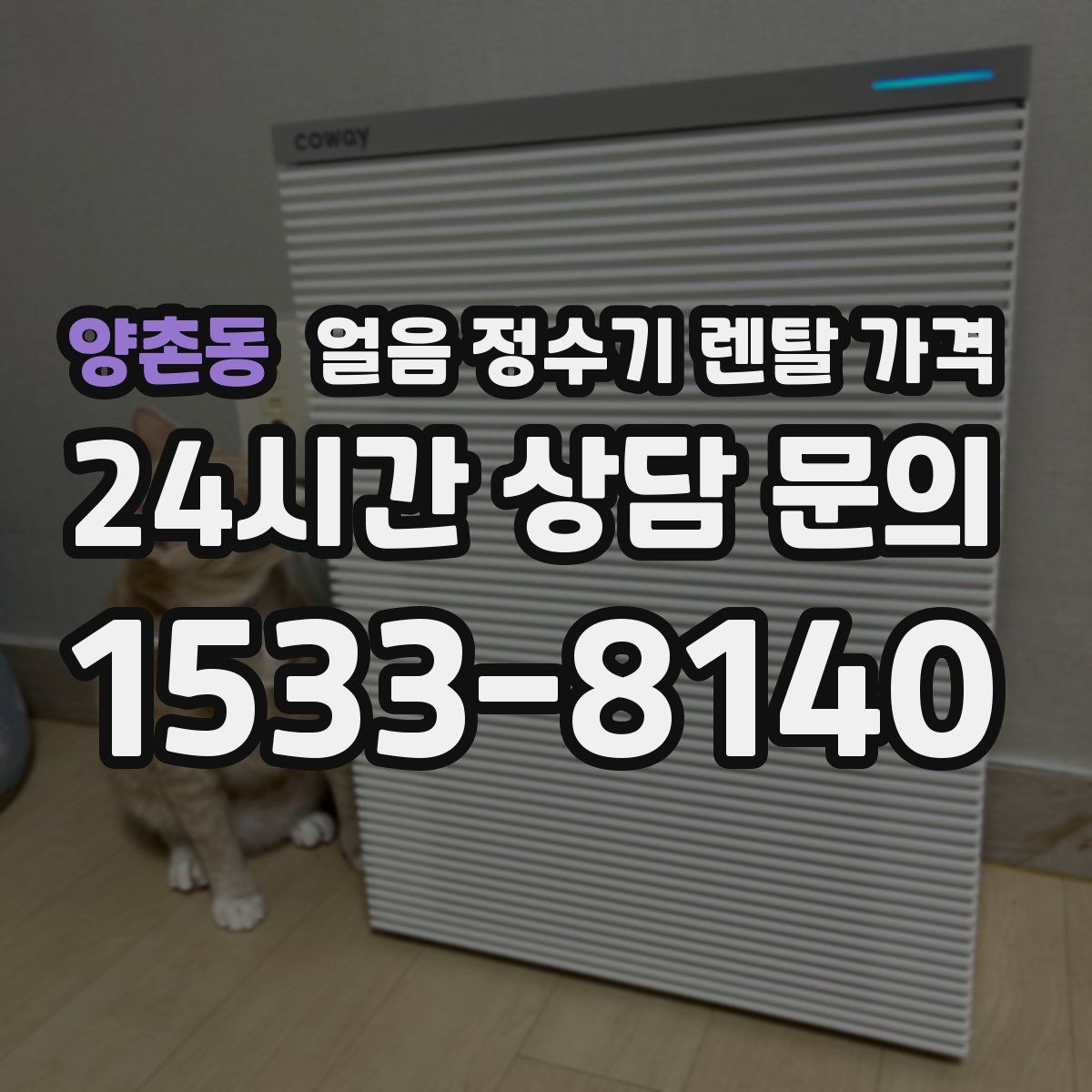 양촌동 얼음 정수기 렌탈 가격