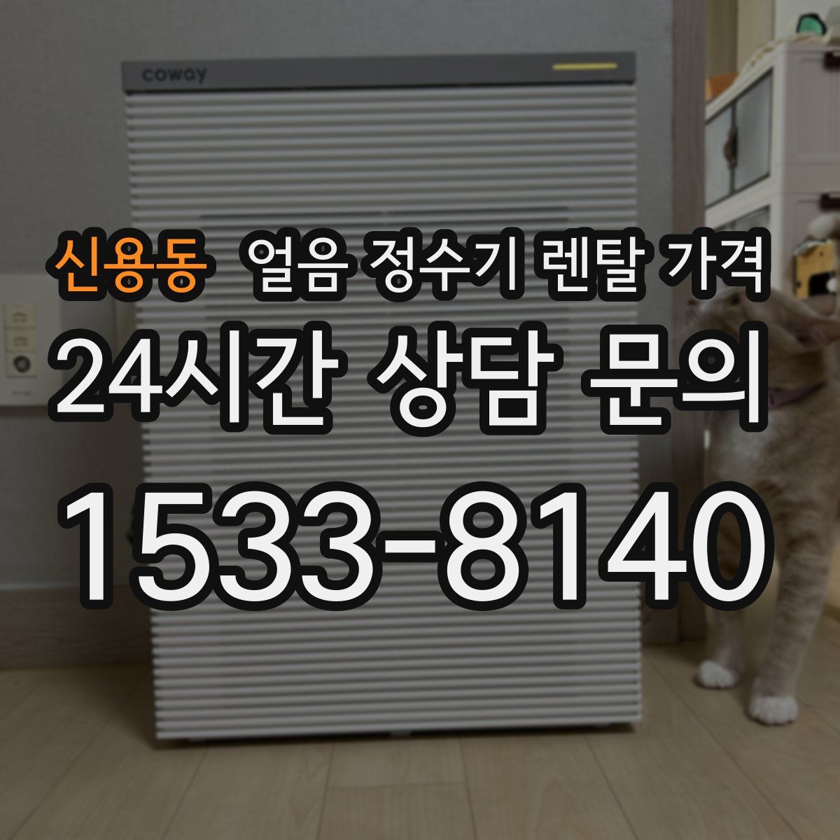 신용동 얼음 정수기 렌탈 가격