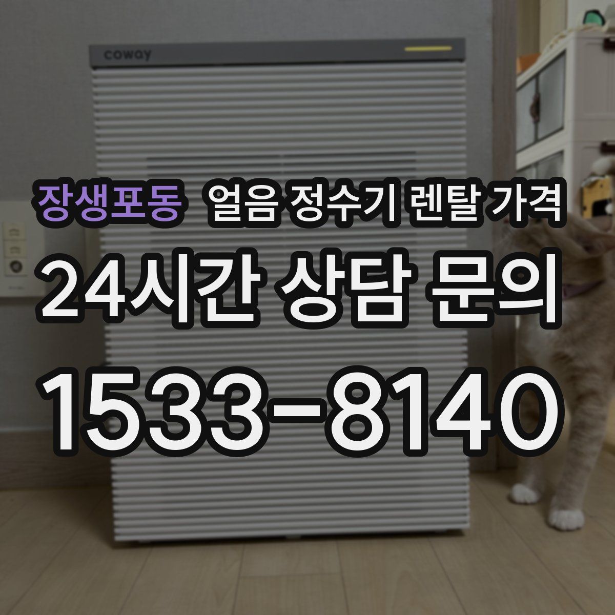 장생포동 얼음 정수기 렌탈 가격