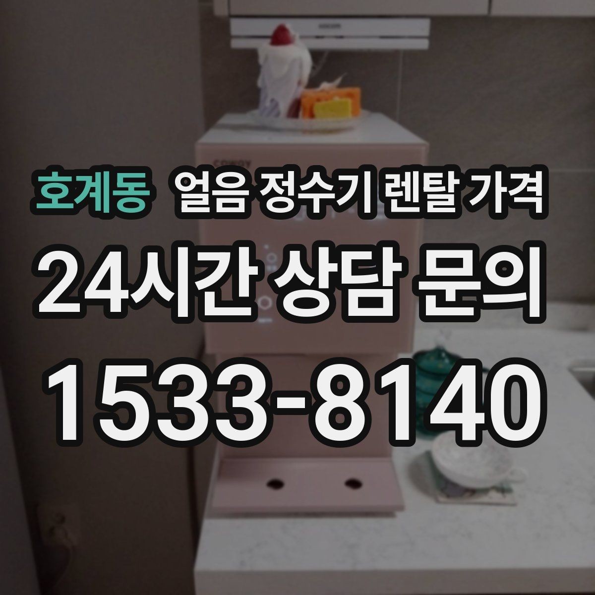 호계동 얼음 정수기 렌탈 가격 업소용과 가정용 차이 정리