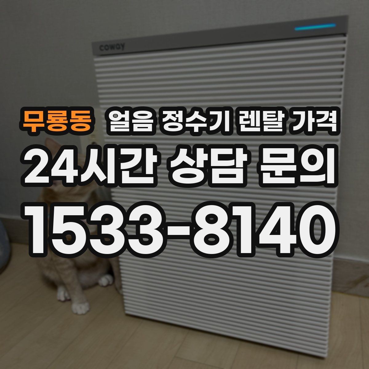 무룡동 얼음 정수기 렌탈 가격 관리 비용까지 따져봐야 하는 이유