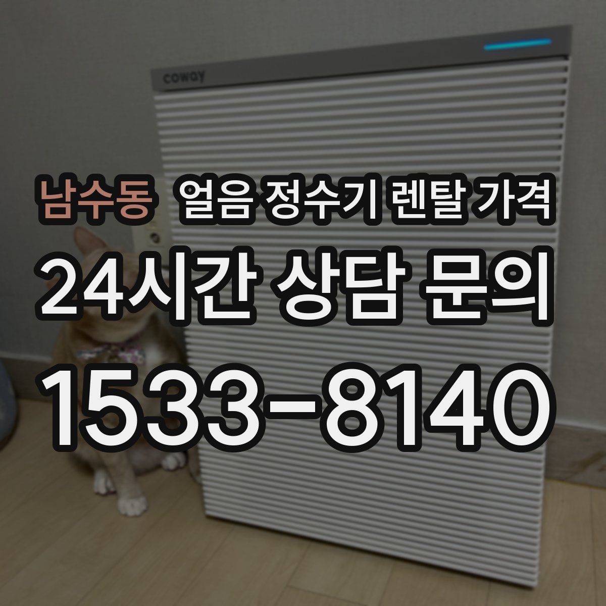 남수동 얼음 정수기 렌탈 가격 위생 기능이 중요한 이유