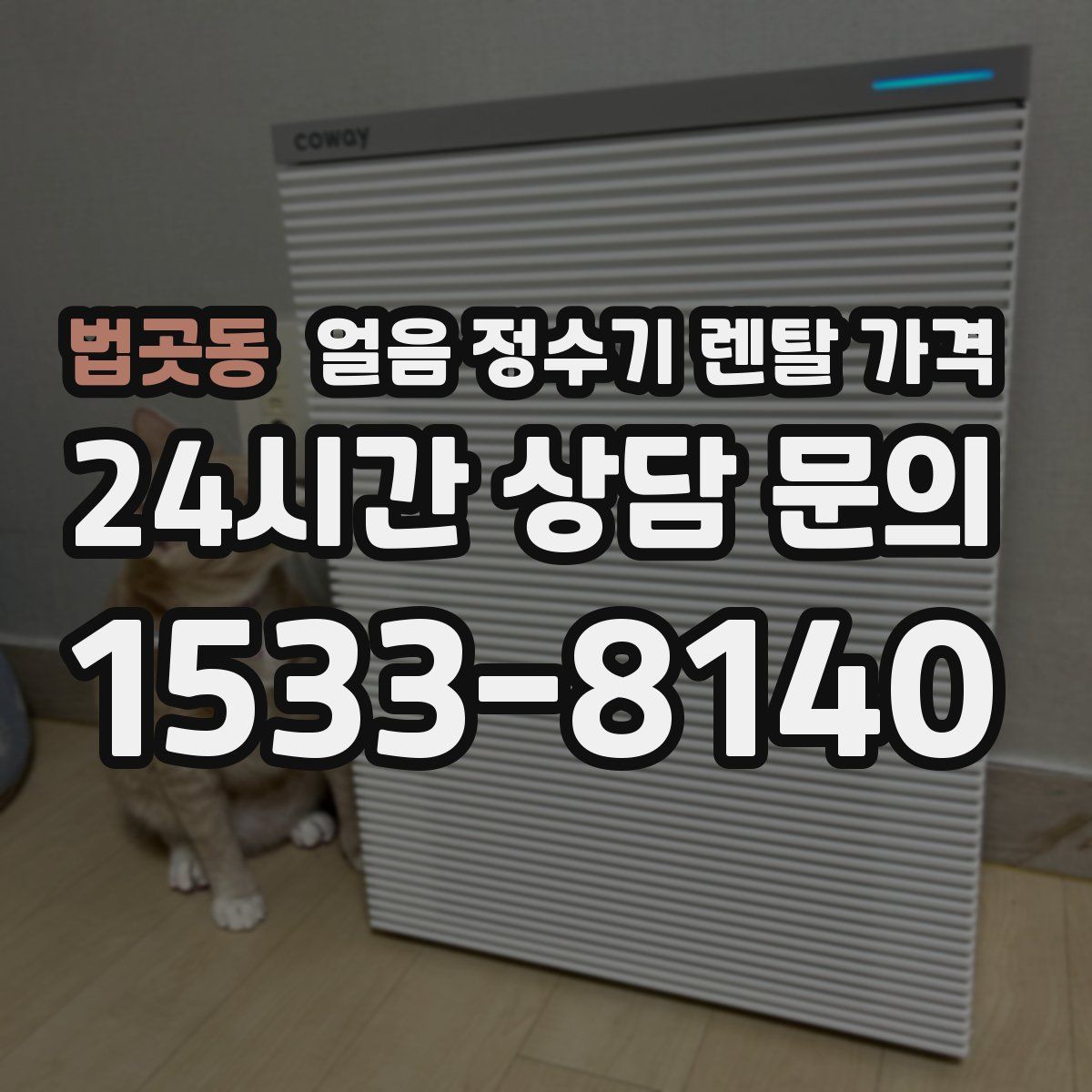 법곳동 얼음 정수기 렌탈 가격