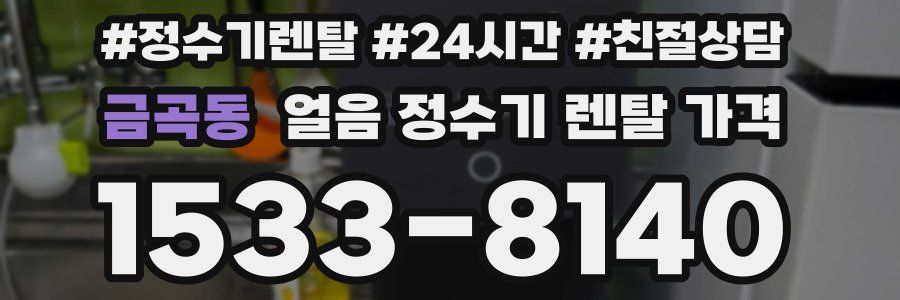 금곡동 얼음 정수기 렌탈 가격