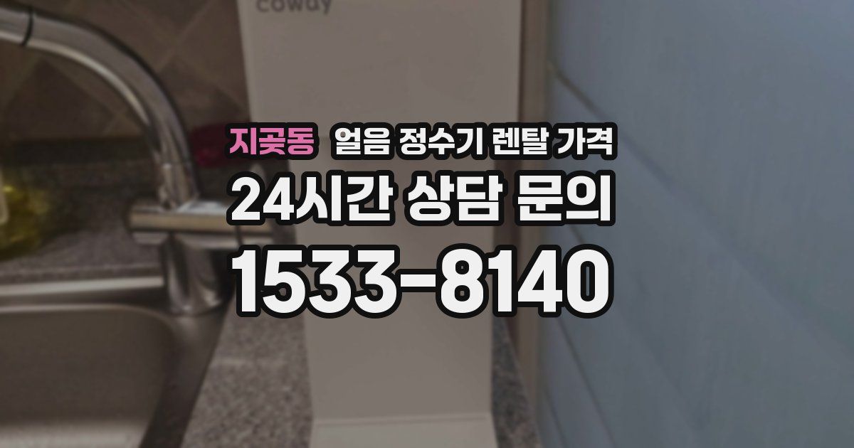 지곶동 얼음 정수기 렌탈 가격