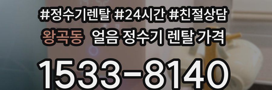 왕곡동 얼음 정수기 렌탈 가격