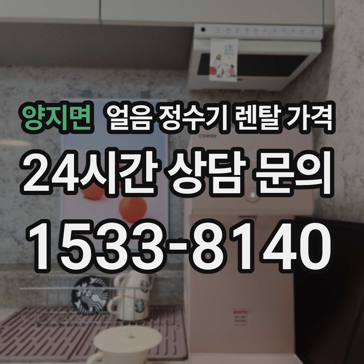 양지면 얼음 정수기 렌탈 가격