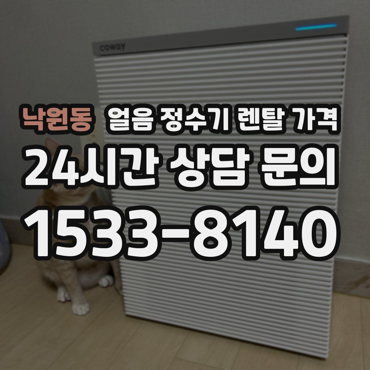 낙원동 얼음 정수기 렌탈 가격