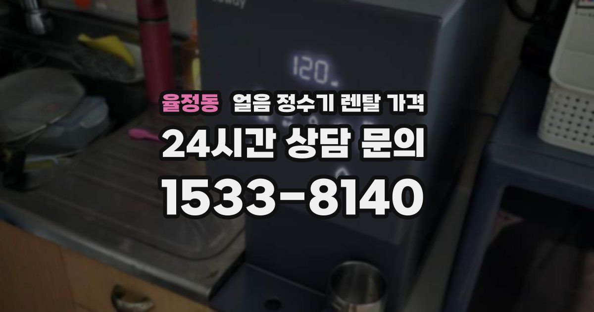율정동 얼음 정수기 렌탈 가격