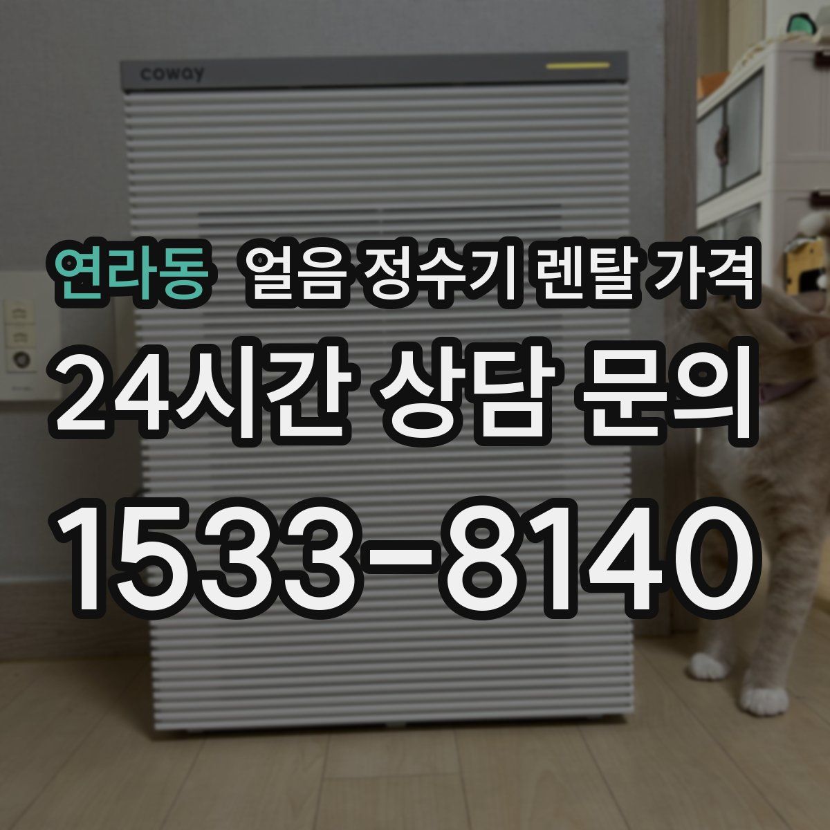 연라동 얼음 정수기 렌탈 가격