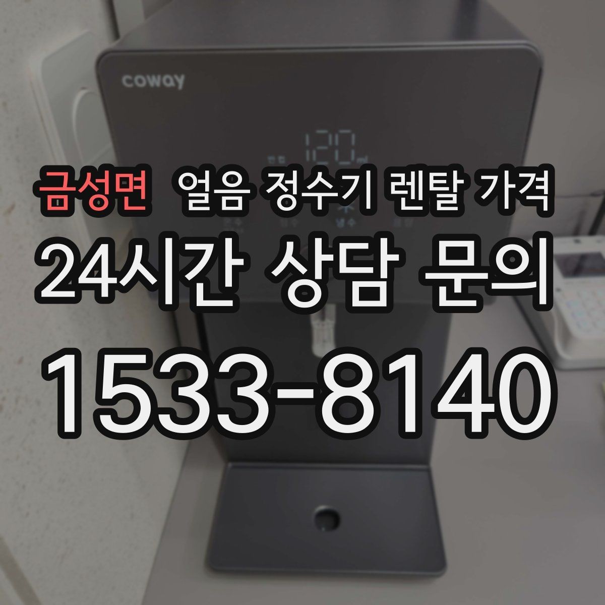 금성면 얼음 정수기 렌탈 가격 무전원 제품과의 차이 정리