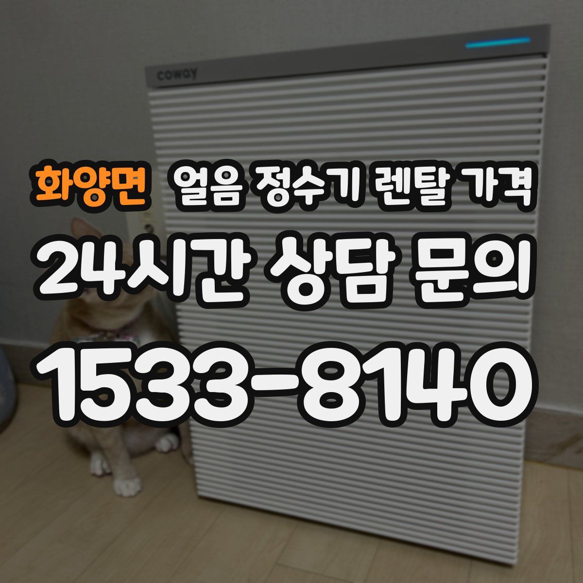 화양면 얼음 정수기 렌탈 가격