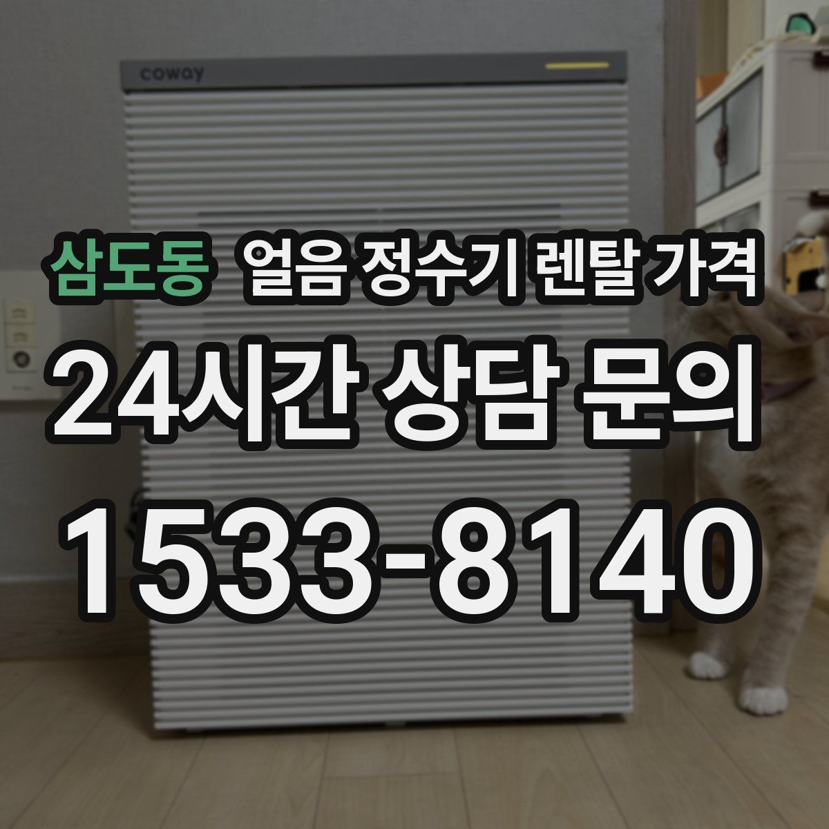 삼도동 얼음 정수기 렌탈 가격