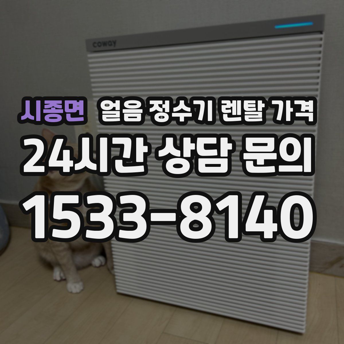 시종면 얼음 정수기 렌탈 가격