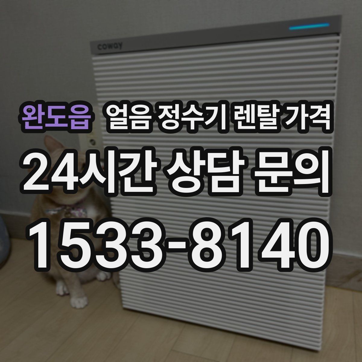 완도읍 얼음 정수기 렌탈 가격 얼음 생성 속도가 중요한 이유