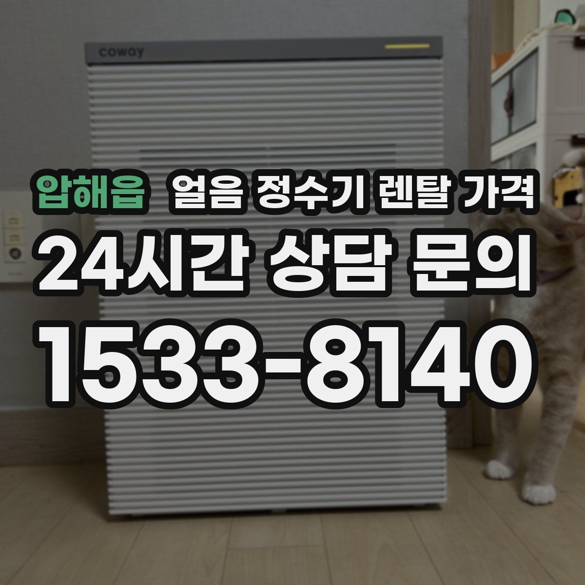 압해읍 얼음 정수기 렌탈 가격