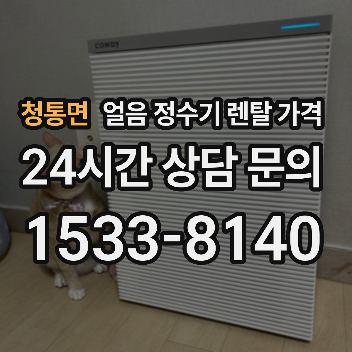 청통면 얼음 정수기 렌탈 가격 이벤트 시기별 차이 정리