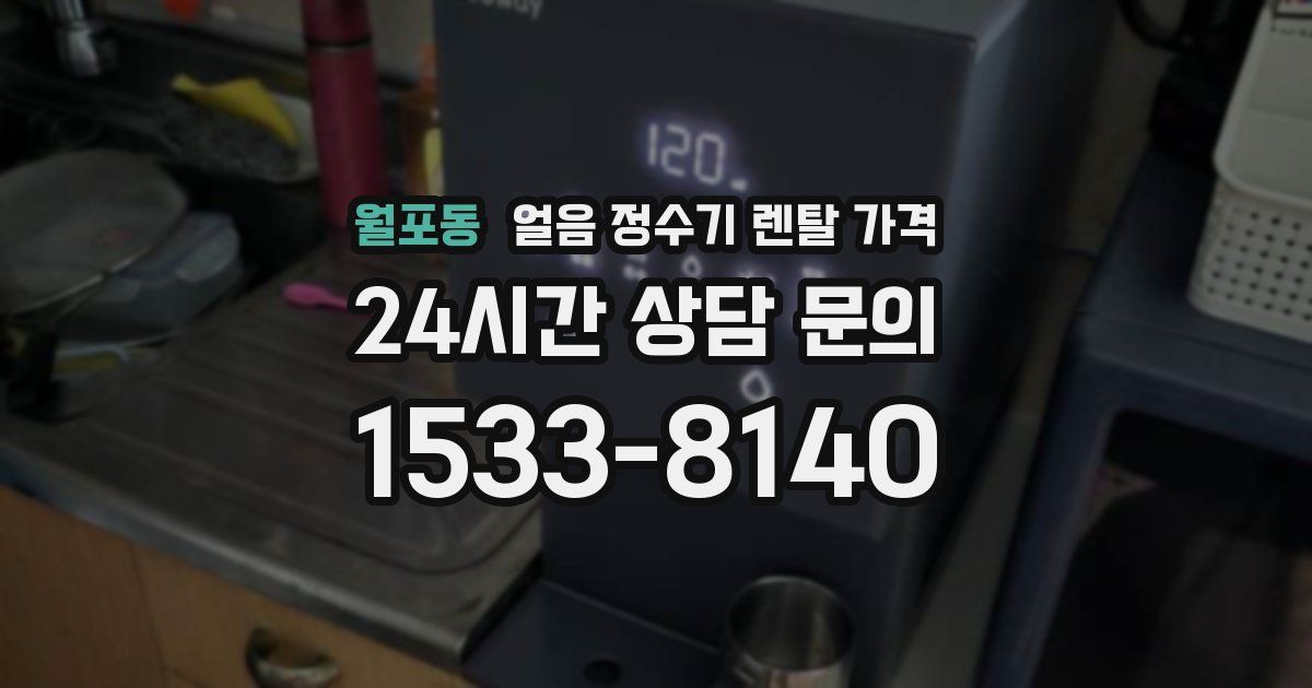월포동 얼음 정수기 렌탈 가격