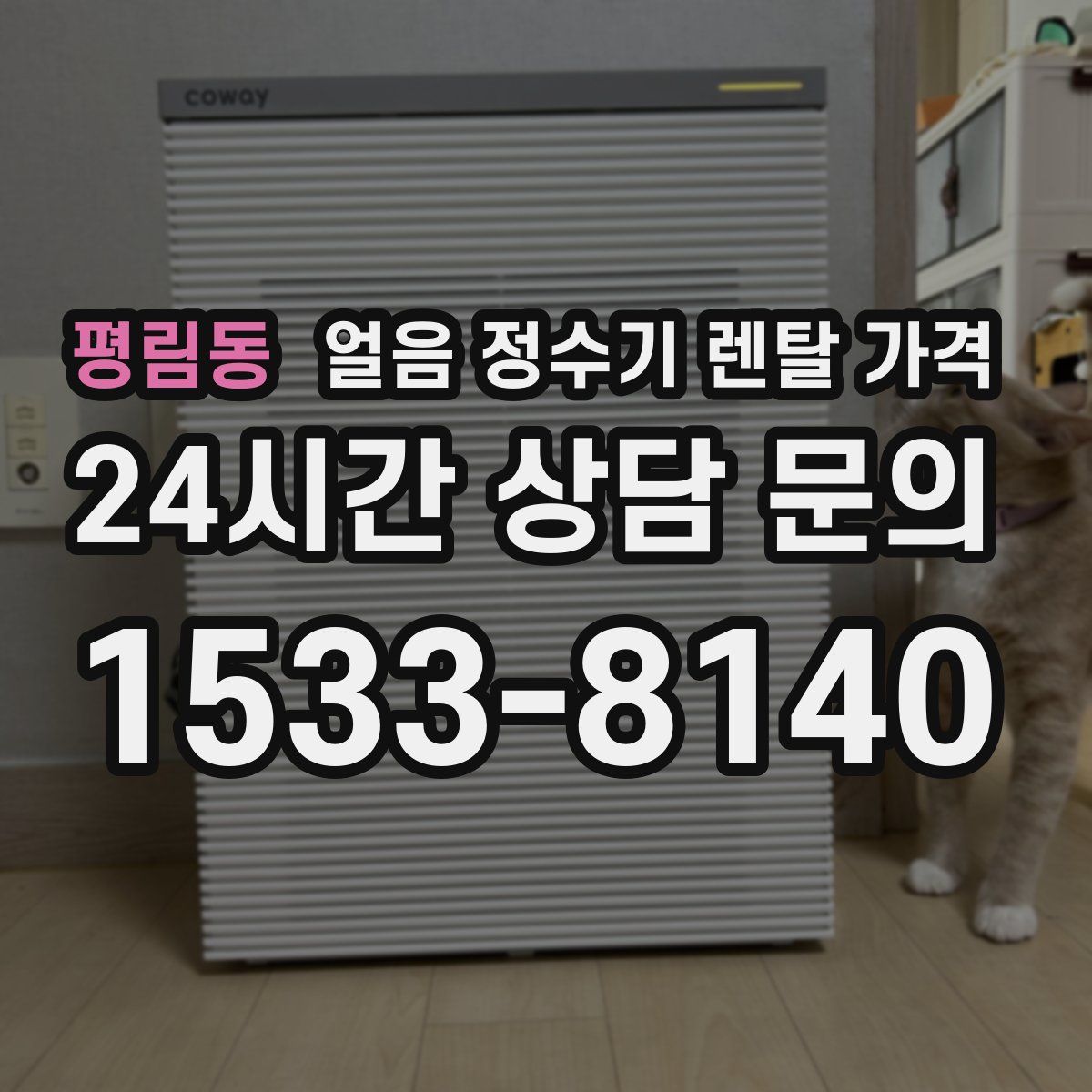 평림동 얼음 정수기 렌탈 가격