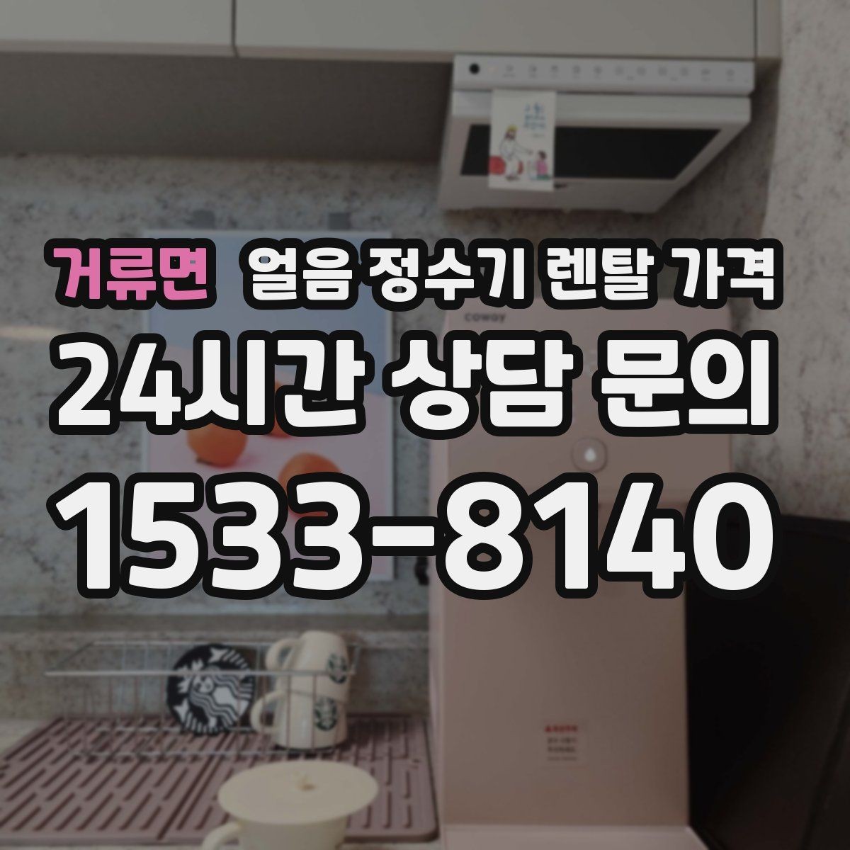 거류면 얼음 정수기 렌탈 가격 방문 관리가 필요한 경우