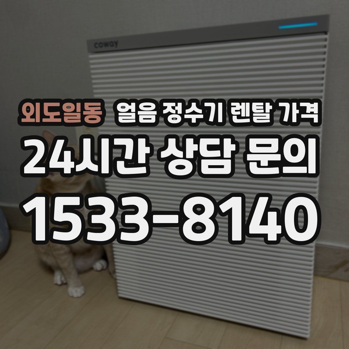 외도일동 얼음 정수기 렌탈 가격