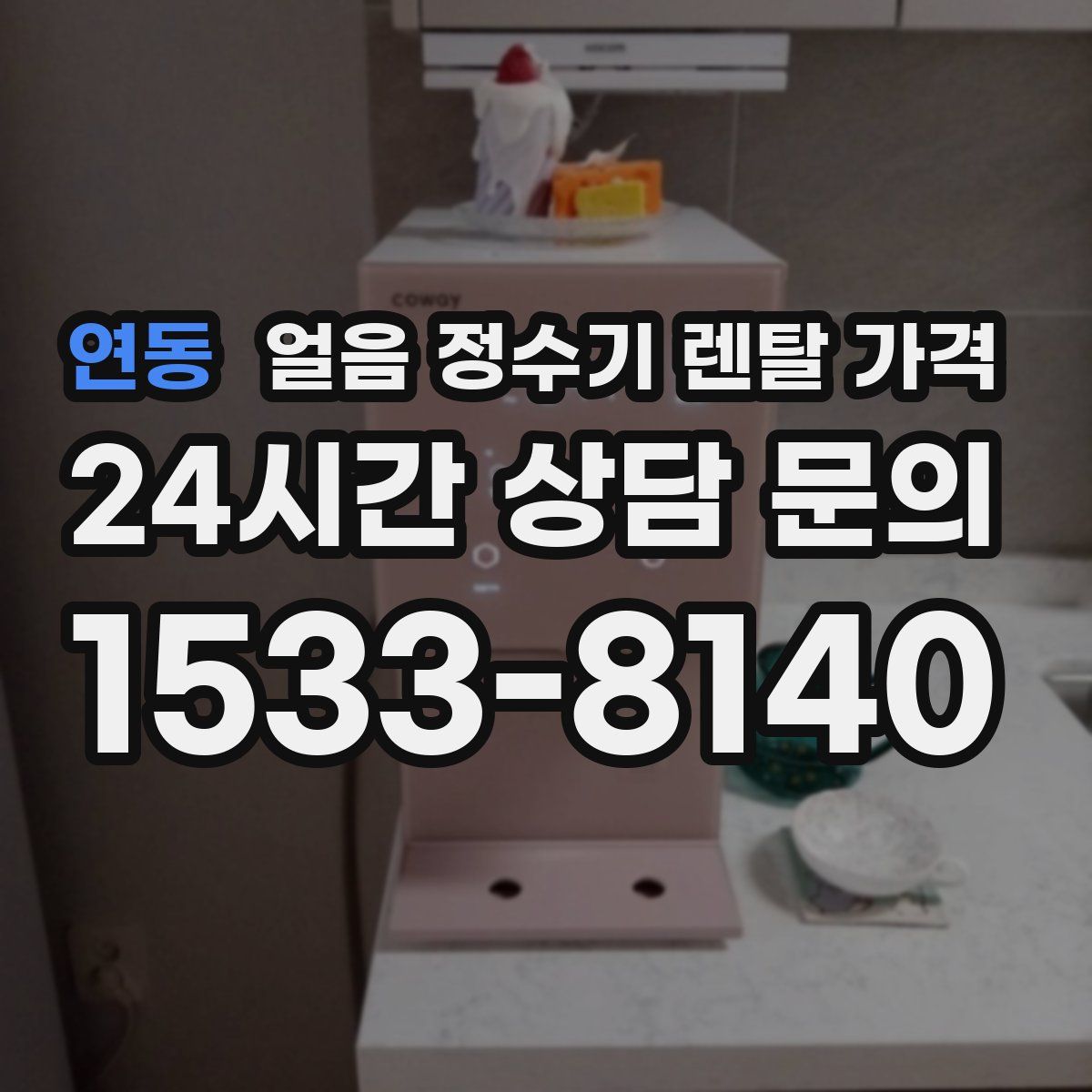 연동 얼음 정수기 렌탈 가격