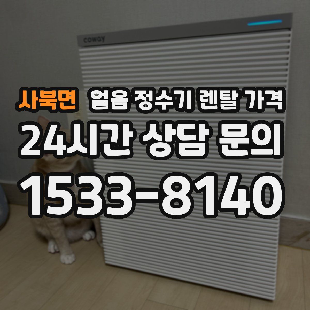 사북면 얼음 정수기 렌탈 가격