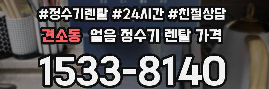 견소동 얼음 정수기 렌탈 가격