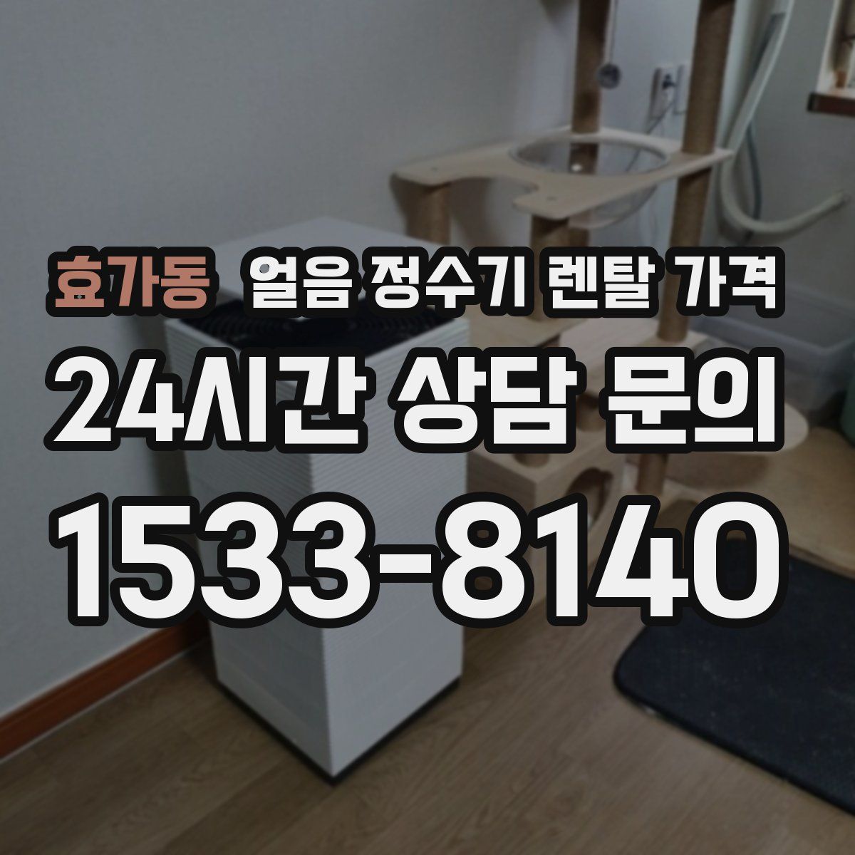 효가동 얼음 정수기 렌탈 가격