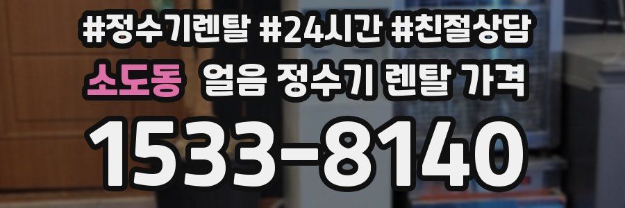 소도동 얼음 정수기 렌탈 가격
